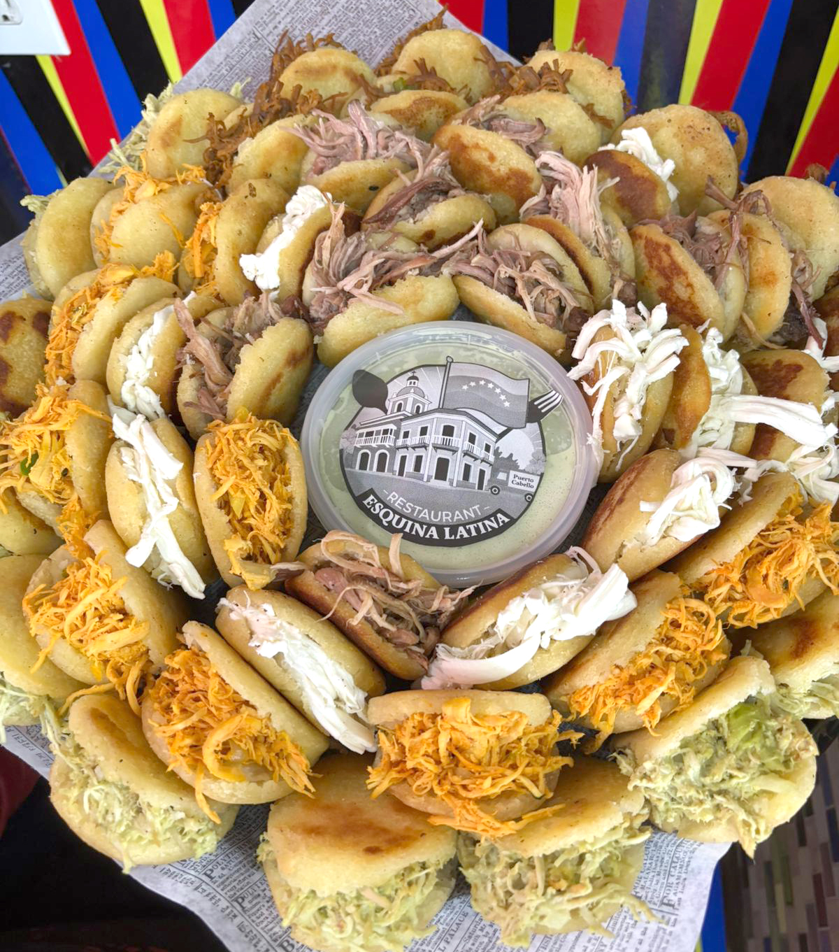 Arepas at Esquina Latina in Bridgeport CT